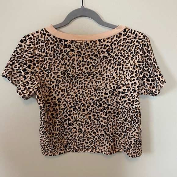 Cheetah Crop Top (XS) - Picture 3 of 3